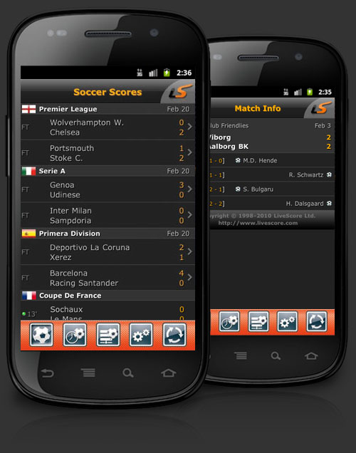 LiveScore.com - Android Soccer, Hockey, Basketball, Tennis ...